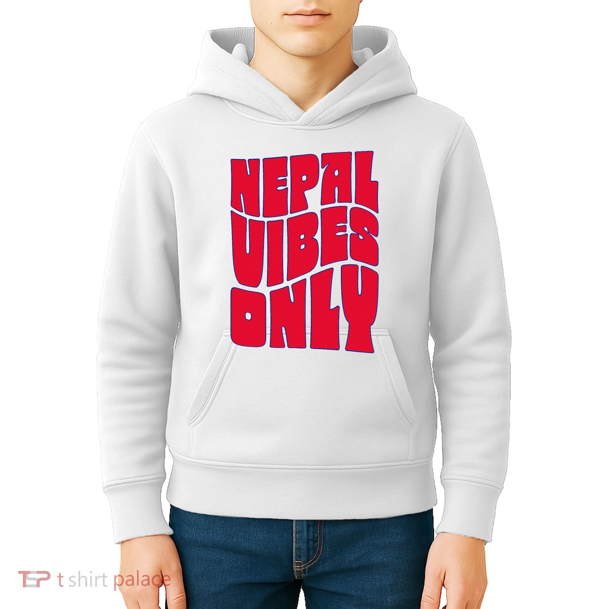 Nepal Nepali Flag Kids Hoodie