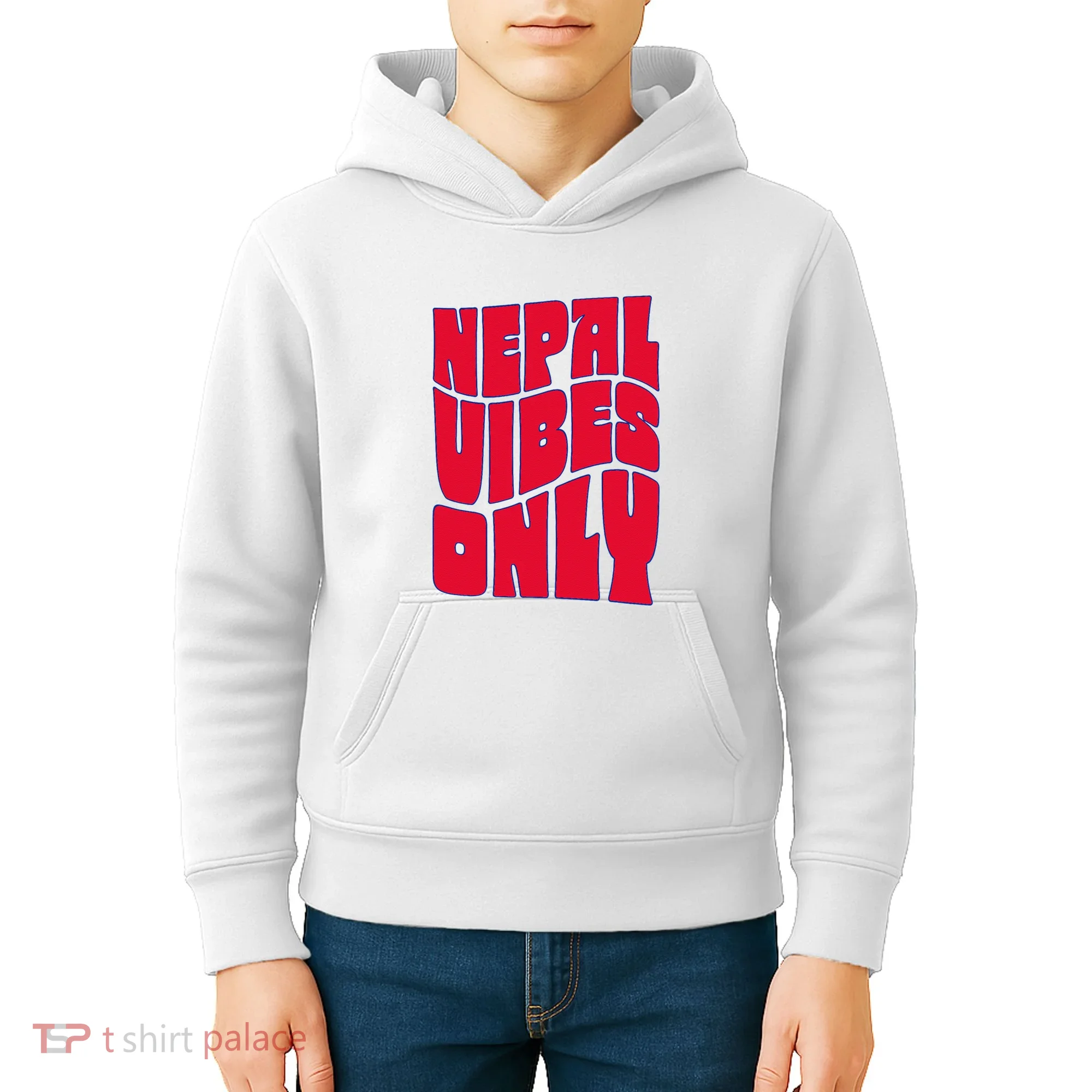 Nepal Nepali Flag Kids Hoodie