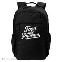 Natural Nutrition Food Not Pharma  Backpack thumb 0