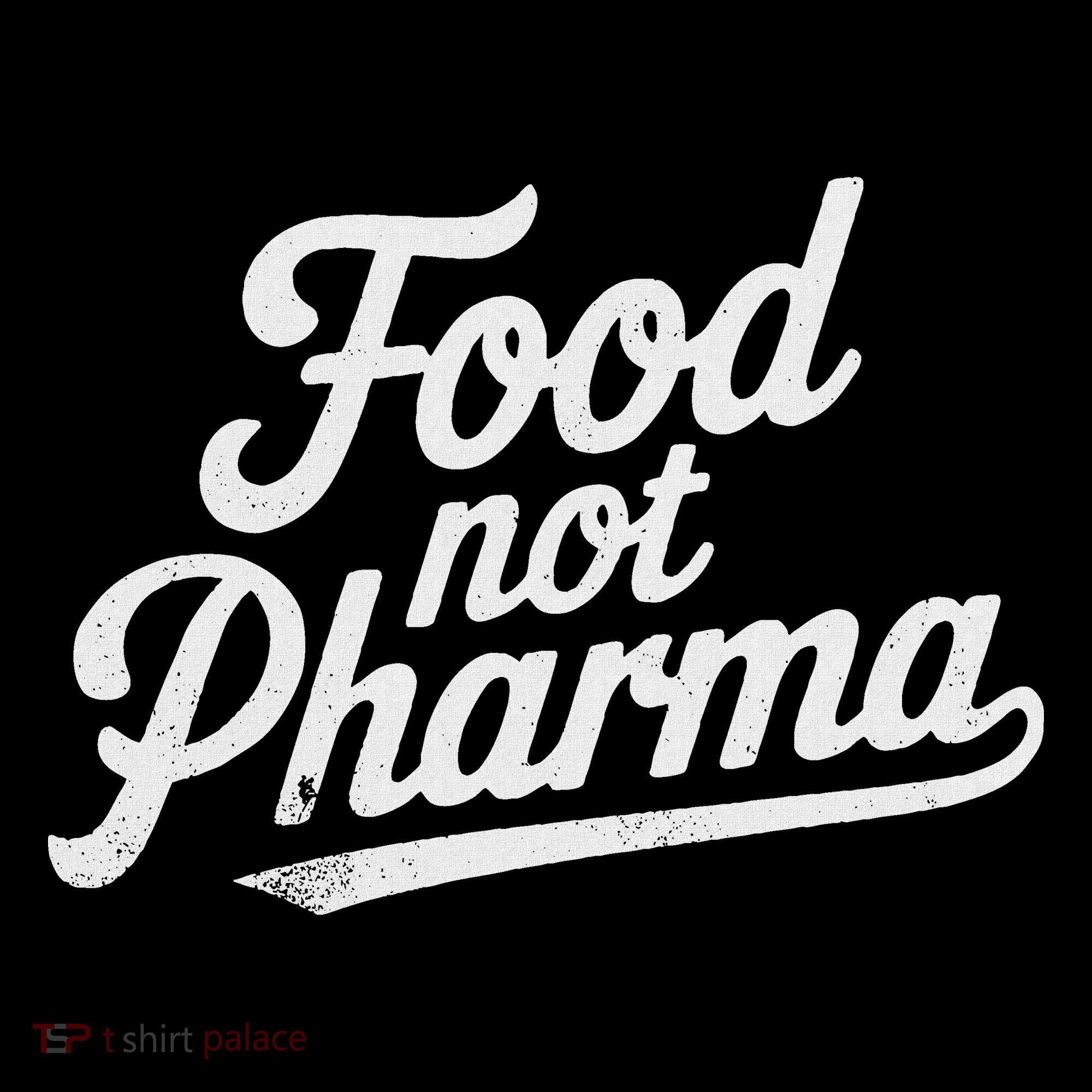 Natural Nutrition Food Not Pharma  Women's Hoodie