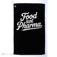 Natural Nutrition Food Not Pharma  Golf Towel thumb 0