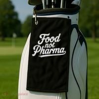 Natural Nutrition Food Not Pharma  Golf Towel thumb 2
