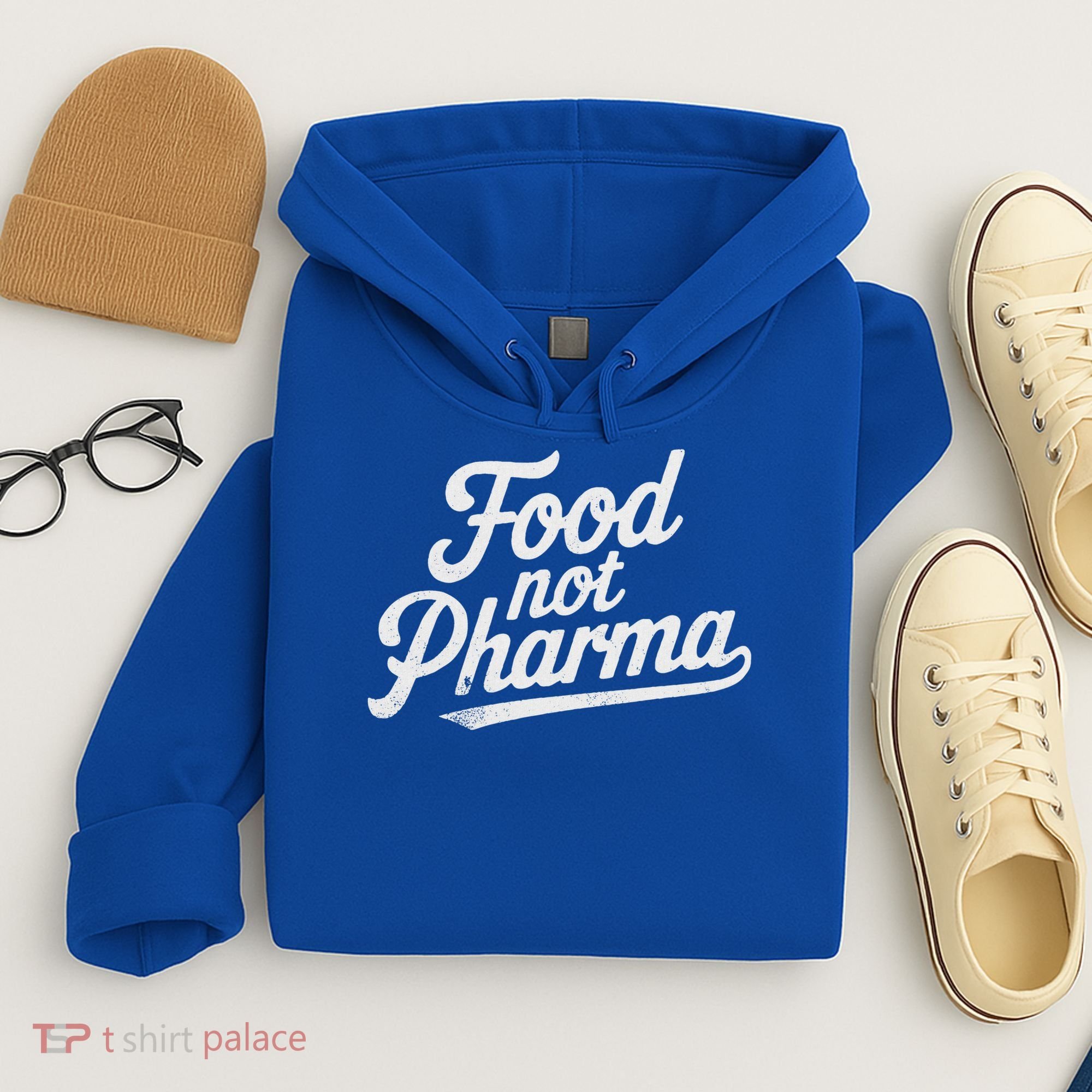 Natural Nutrition Food Not Pharma  Hoodie