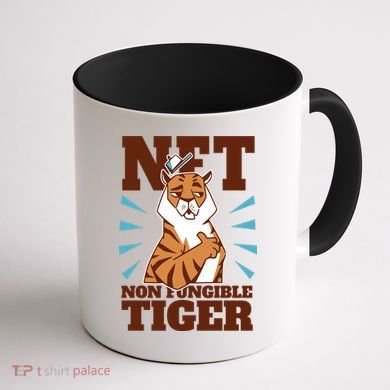 NFT Non Fungible Tiger Funny Crypto Coffee Mug back