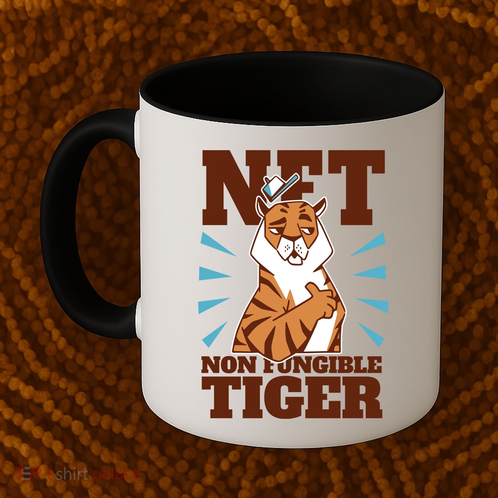 NFT Non Fungible Tiger Funny Crypto Coffee Mug