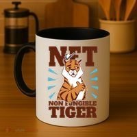 NFT Non Fungible Tiger Funny Crypto Coffee Mug thumb 4