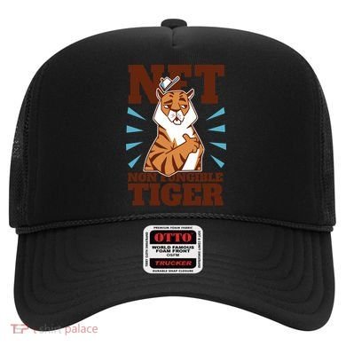 NFT Non Fungible Tiger Funny Crypto Hat