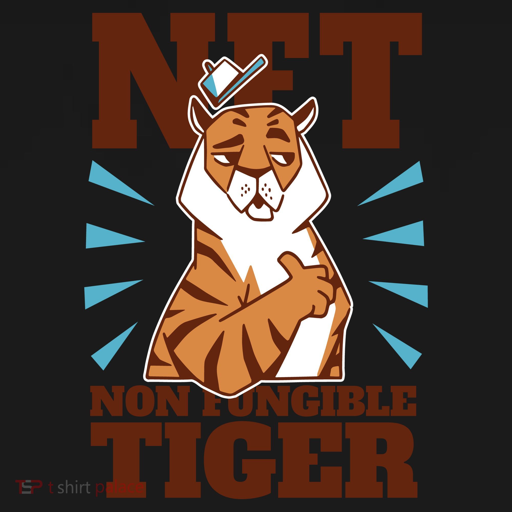 NFT Non Fungible Tiger Funny Crypto Visor