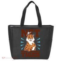 NFT Non Fungible Tiger Funny Crypto Tote Bag thumb 0