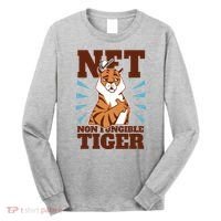 NFT Non Fungible Tiger Funny Crypto Long Sleeve Shirt thumb 0