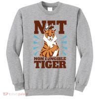 NFT Non Fungible Tiger Funny Crypto Sweatshirt thumb 0