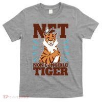 NFT Non Fungible Tiger Funny Crypto T-Shirt thumb 0