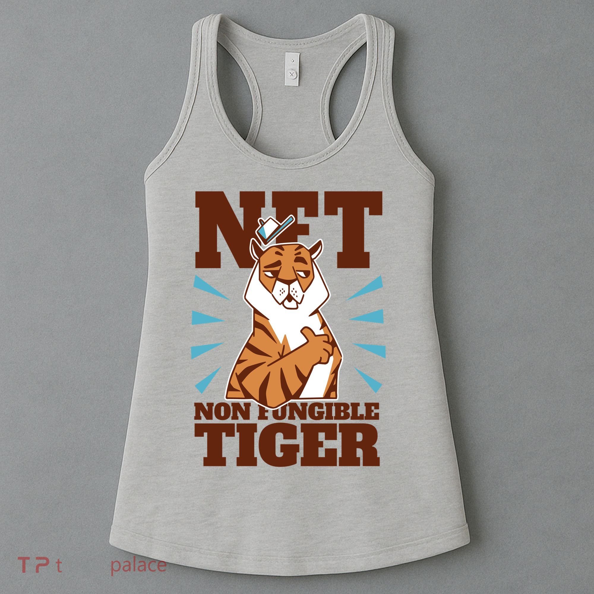 NFT Non Fungible Tiger Funny Crypto Women's Tank Top