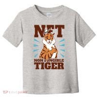 NFT Non Fungible Tiger Funny Crypto Toddler T-Shirt thumb 0