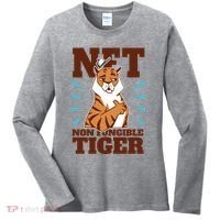 NFT Non Fungible Tiger Funny Crypto Women's Long Sleeve Shirt thumb 0