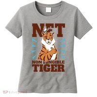 NFT Non Fungible Tiger Funny Crypto Women's T-Shirt thumb 0