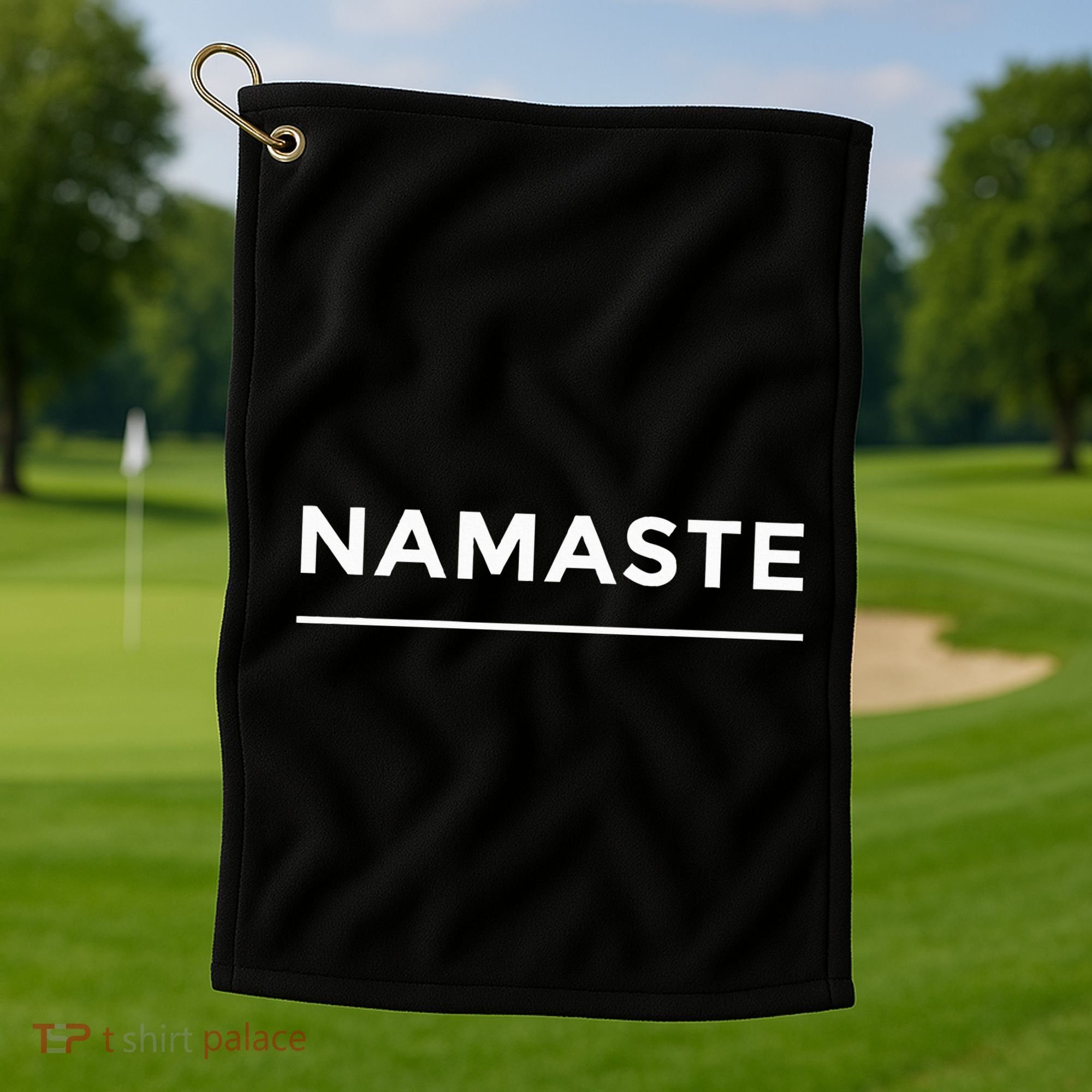 Namaste Nepali Greeting Golf Towel