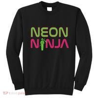 Neon Ninja I Electronic Raver Music Dj Festival Rave Sweatshirt thumb 0