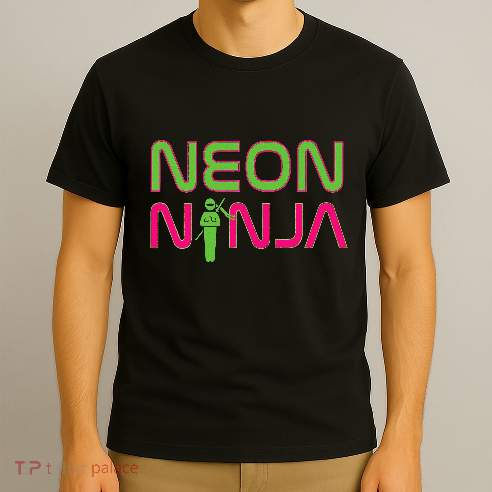 Neon Ninja I Electronic Raver Music Dj Festival Rave T-Shirt