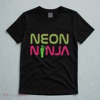 Neon Ninja I Electronic Raver Music Dj Festival Rave T-Shirt thumb 5