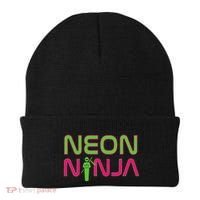 Neon Ninja I Electronic Raver Music Dj Festival Rave Beanie thumb 0