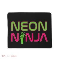 Neon Ninja I Electronic Raver Music Dj Festival Rave Mousepad thumb 0
