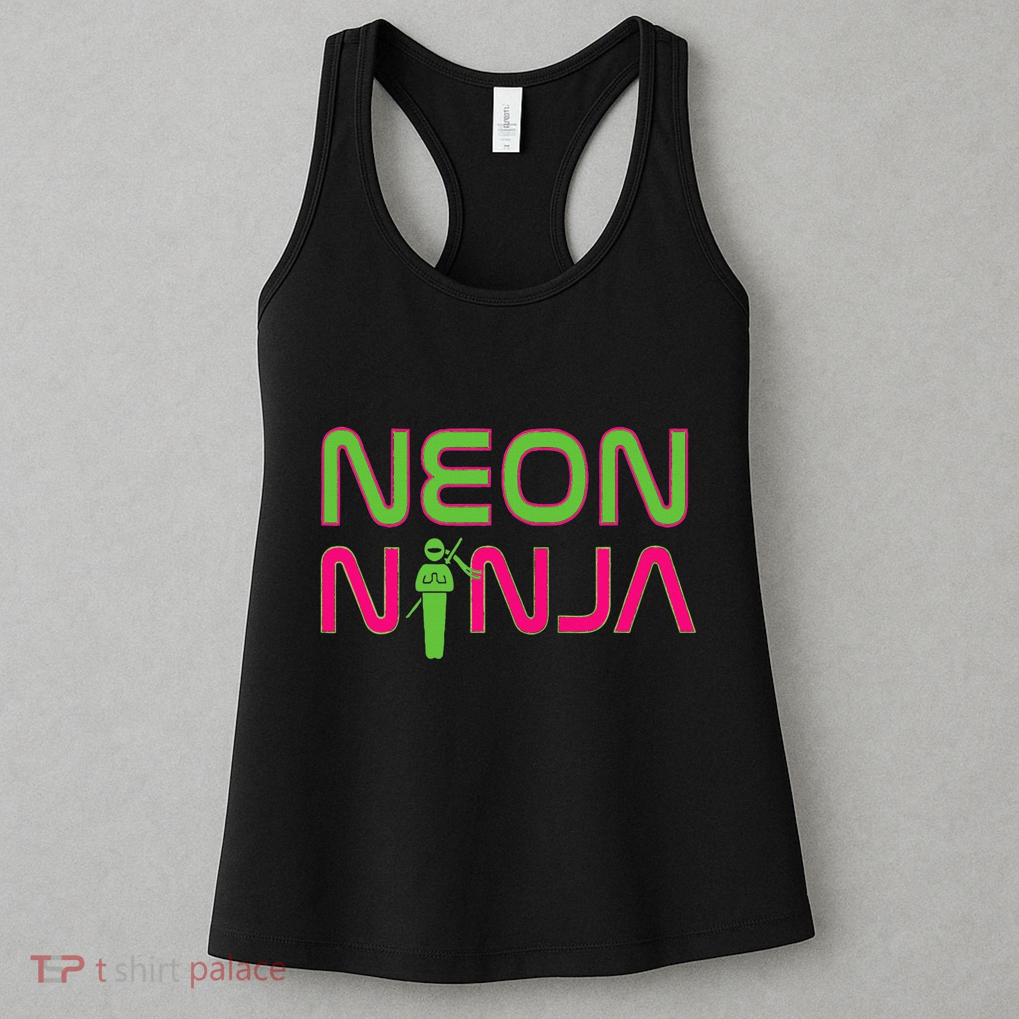 Neon Ninja I Electronic Raver Music Dj Festival Rave Women's Tank Top