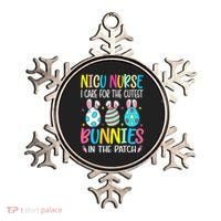 NICU Nurse I Care For The Cutest Bunnies In The Patch Easter Ornament thumb 0