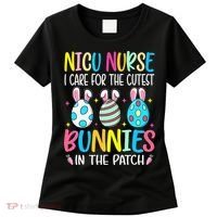 NICU Nurse I Care For The Cutest Bunnies In The Patch Easter Women's T-Shirt thumb 0