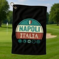 Napoli Naples Italy Holiday Souvenir Golf Towel thumb 1