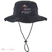 Nice Naughty Insufficient Evidence Christmas Santa Claus Bucket Hat thumb 0