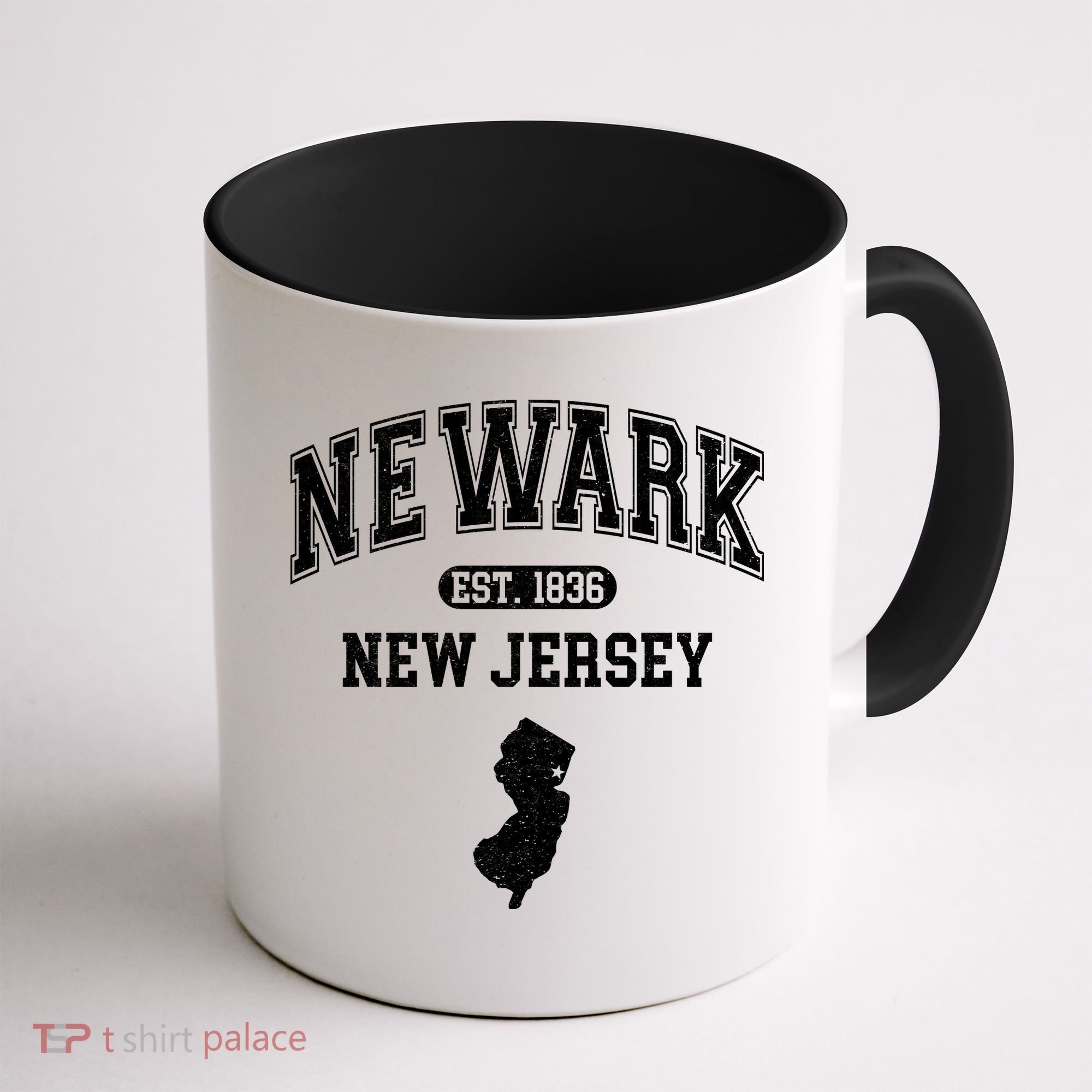 Newark New Jersey Est 1836 Varsity Coffee Mug