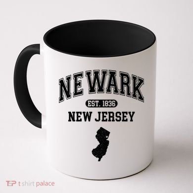 Newark New Jersey Est 1836 Varsity Coffee Mug