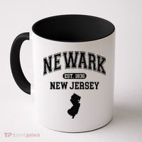 Newark New Jersey Est 1836 Varsity Coffee Mug thumb 0