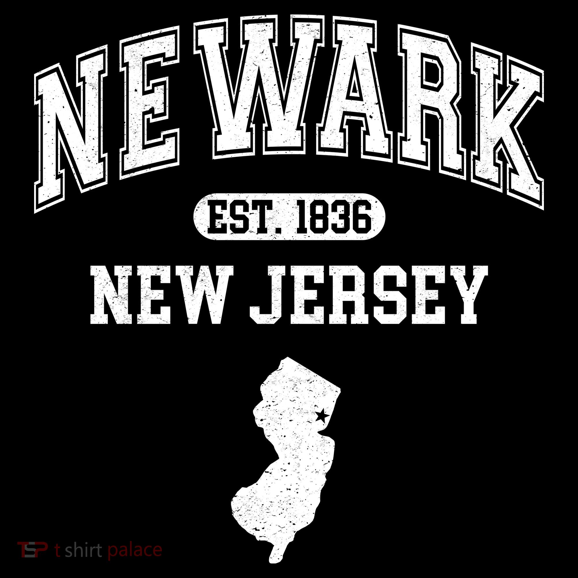 Newark New Jersey Est 1836 Varsity Women's Hoodie