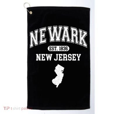 Newark New Jersey Est 1836 Varsity Golf Towel