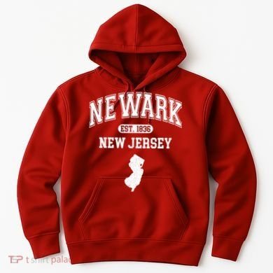 Newark New Jersey Est 1836 Varsity Hoodie