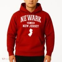 Newark New Jersey Est 1836 Varsity Hoodie thumb 2
