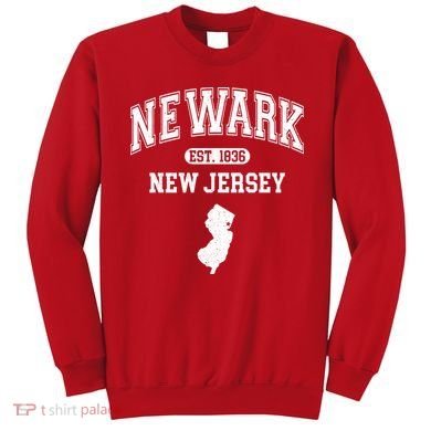 Newark New Jersey Est 1836 Varsity Sweatshirt