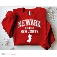 Newark New Jersey Est 1836 Varsity Sweatshirt thumb 2