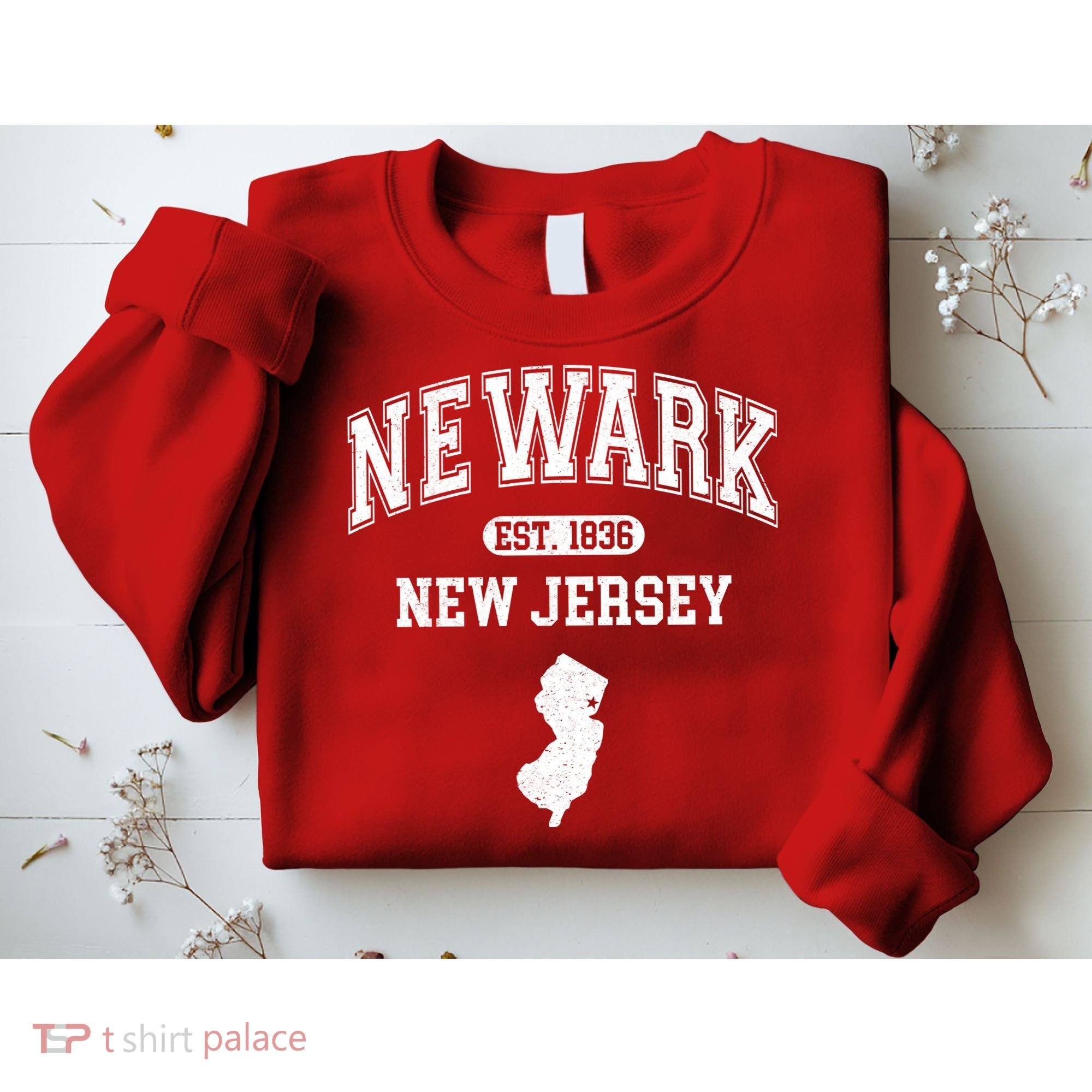Newark New Jersey Est 1836 Varsity Sweatshirt