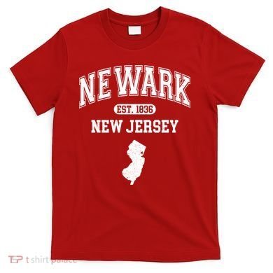 Newark New Jersey Est 1836 Varsity T-Shirt