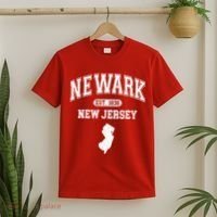 Newark New Jersey Est 1836 Varsity T-Shirt thumb 2