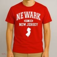 Newark New Jersey Est 1836 Varsity T-Shirt thumb 3