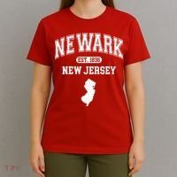 Newark New Jersey Est 1836 Varsity T-Shirt thumb 4
