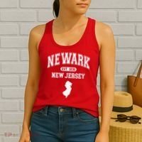 Newark New Jersey Est 1836 Varsity Women's Tank Top thumb 2