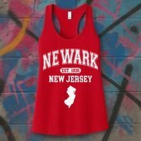 Newark New Jersey Est 1836 Varsity Women's Tank Top thumb 3