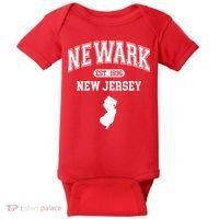 Newark New Jersey Est 1836 Varsity Baby Bodysuit thumb 0