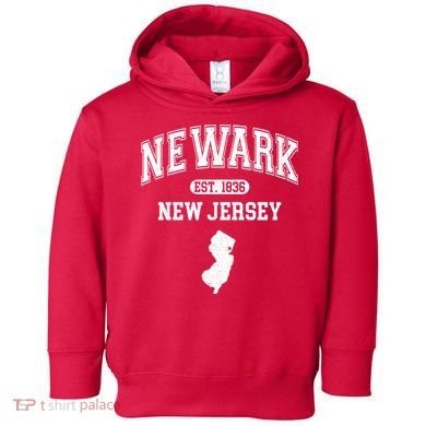 Newark New Jersey Est 1836 Varsity Toddler Hoodie