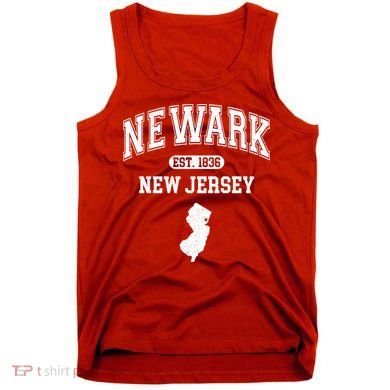 Newark New Jersey Est 1836 Varsity Tank Top